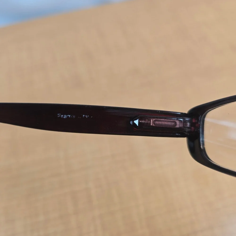 Funky Animal Print Brown Eye Glasses Frames 1
